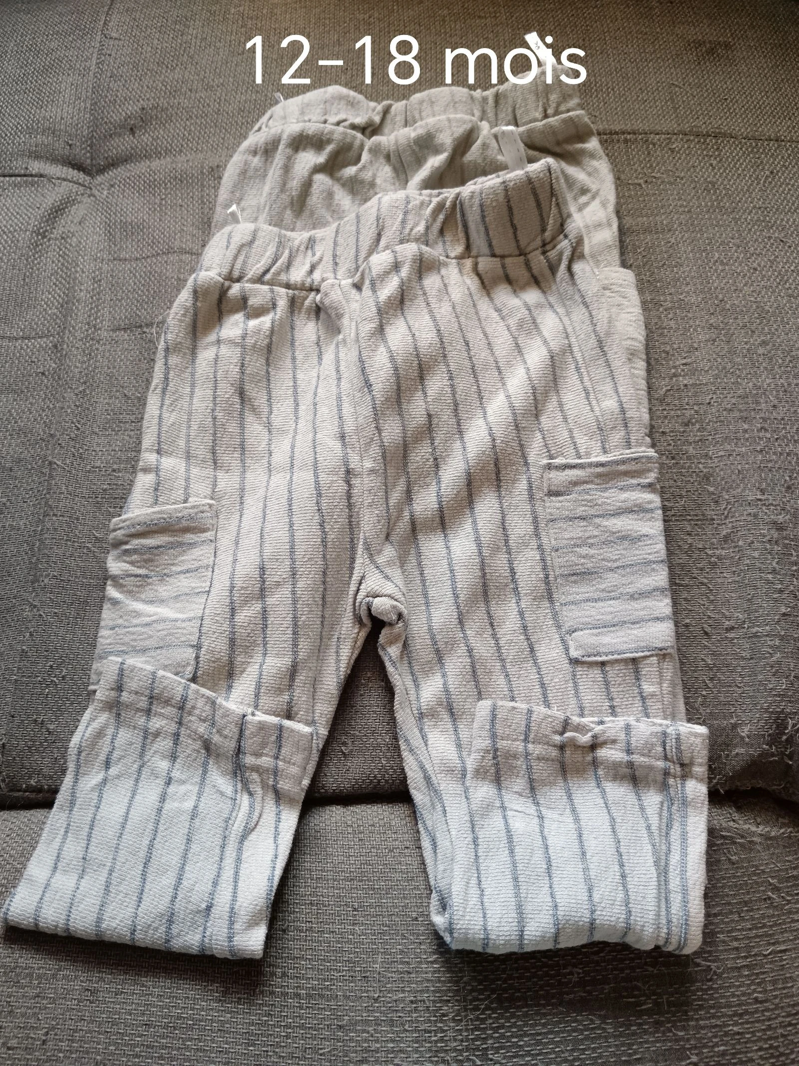 Lot pantalon 12-18 mois 
